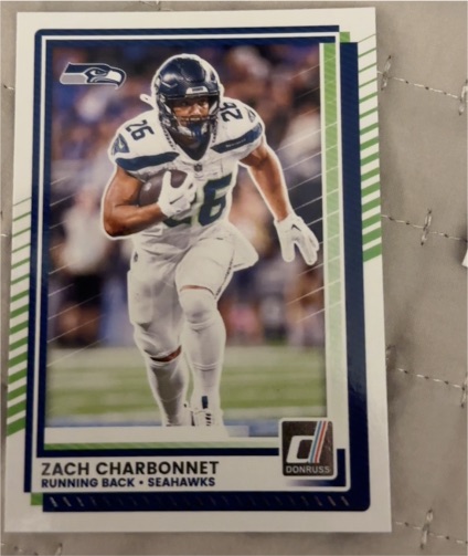 2025 Donruss #89 Zach Charbonnet — front