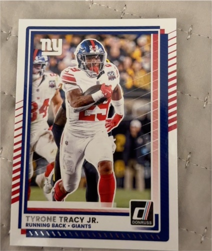 2025 Donruss #5 Tyrone Tracy Jr. — front