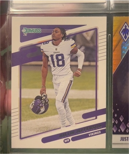 2021 Donruss #127b Justin Jefferson Minnesota Vikings — front
