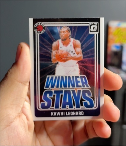 2024-25 Panini Donruss Optic Winner Stays Kawhi Leonard — front