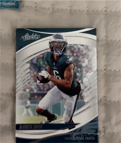 2025 Panini Absolute Football #58 DeVonta Smith — front