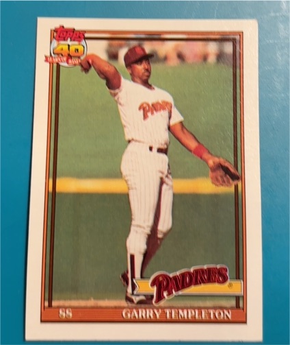 1991 Topps #253 Garry Templeton — front