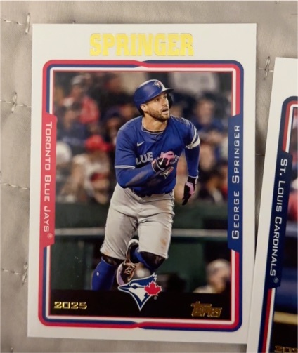 2025 Topps Archives #204 George Springer — front