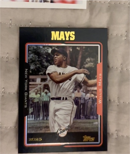 2025 Topps Archives #224 Willie Mays — front