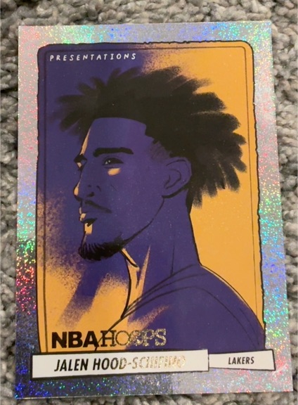 2023-24 Panini NBA Hoops Presentations #14 Jalen Hood-Schifino — front