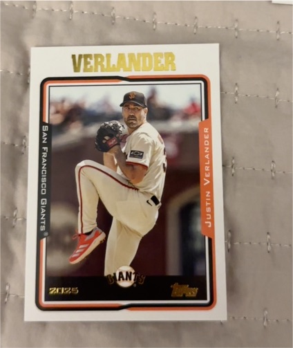 2025 Topps Archives #235 Justin Verlander — front