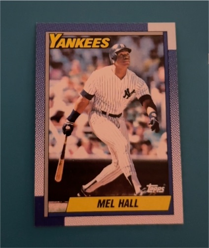 1990 Topps #436 Mel Hall — front