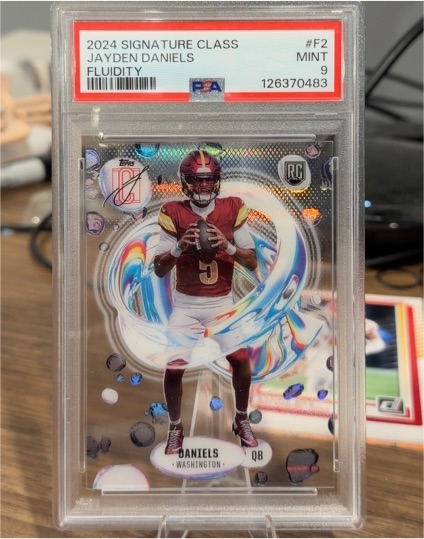 2024 Topps Signature Class Fluidity #F2 Jayden Daniels — front