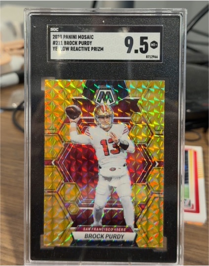 2023 Panini Mosaic #211 Brock Purdy — front