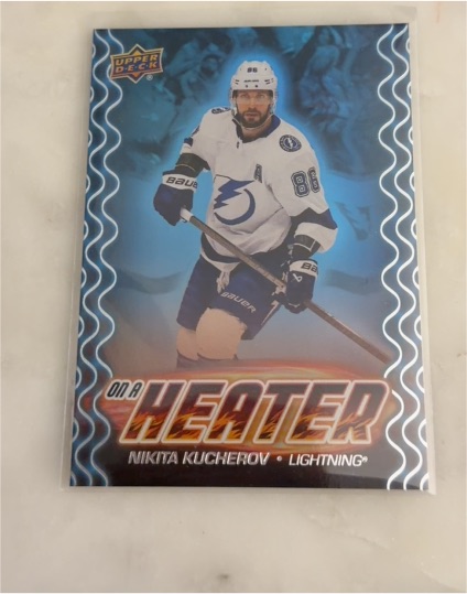 2024-25 Upper Deck Series 2 #OH-8 Nikita Kucherov On A Heater — front