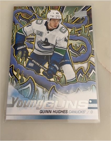 2024-25 Upper Deck Series 2 #249 Young Guns Renewed Quinn Hughes — front
