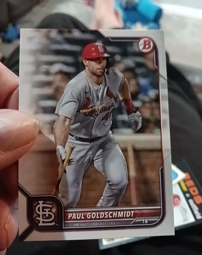 2022 Bowman #69 Paul Goldschmidt — front