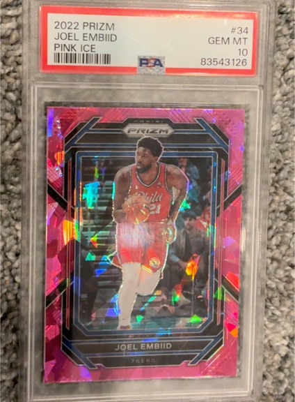 2022 Panini Prizm #34 Joel Embiid — front