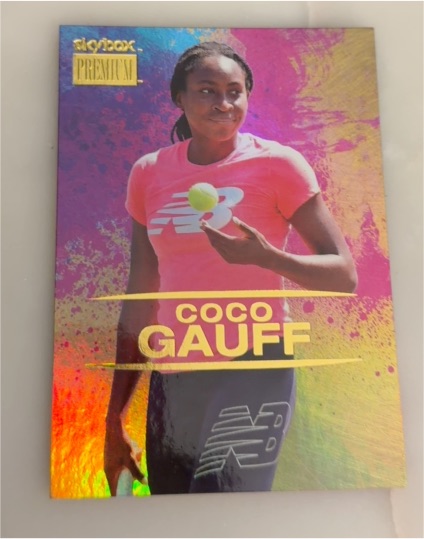 2021 Skybox Metal Universe Champions Premium #S-3 Coco Gauff — front
