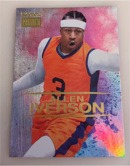 2021 Skybox Metal Universe Champions #S-2 Allen Iverson Skybox Premium — front