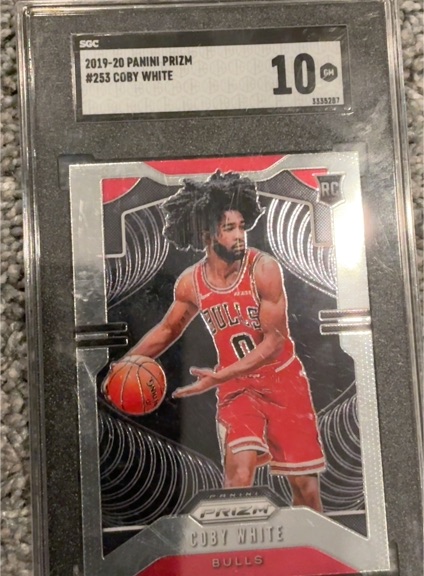 2019-20 Panini Prizm #253 Coby White — front