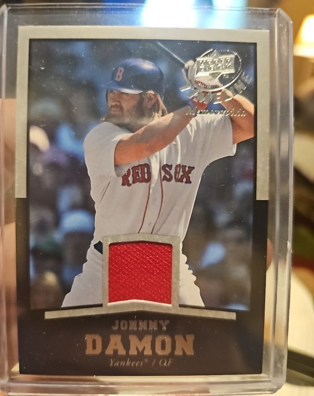 2001 Upper Deck Game Jersey Johnny Damon — front