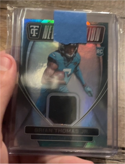 2024 Panini Totally Certified New Generation Jerseys #NGJ-BTJ Brian Thomas Jr. — front