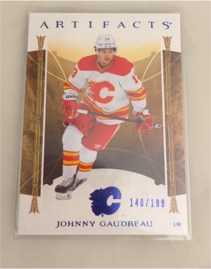 2022-23 Upper Deck Artifacts #115 Johnny Gaudreau — front
