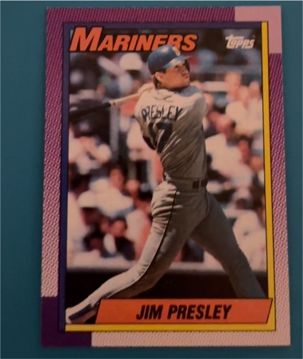 1990 Topps #346 Jim Presley — front