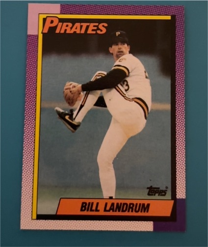 1990 Topps #425 Bill Landrum — front
