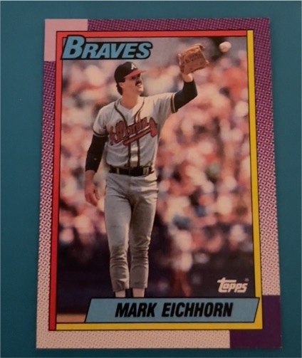 1990 Topps #513 Mark Eichhorn — front