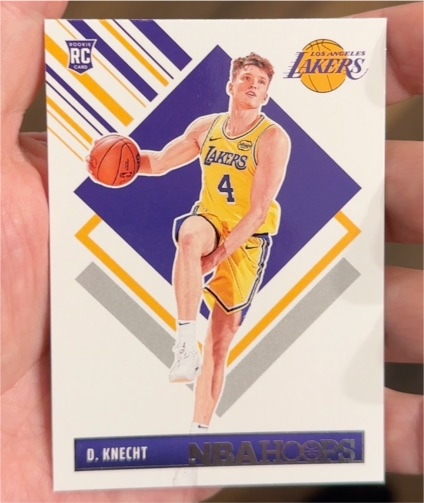 2024-25 Panini NBA Hoops #294 Dalton Knecht Rookie Tribute — front
