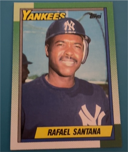 1990 Topps #651 Rafael Santana — front