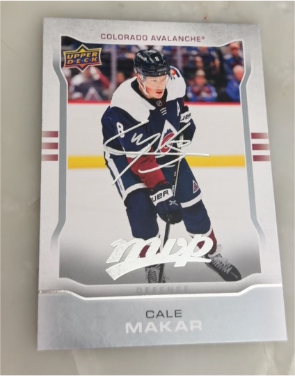 2024-25 Upper Deck MVP #MR-8 Cale Makar — front