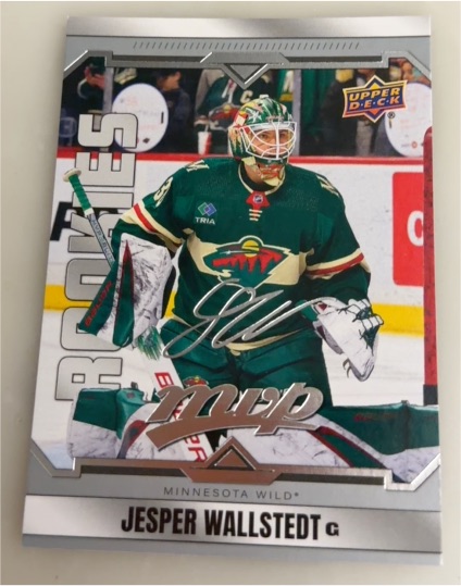 2024-25 Upper Deck MVP #237 Jesper Wallstedt — front