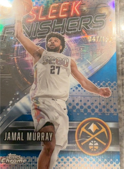 2025-26 Topps Chrome #SF-18 Jamal Murray Sleek Finishers — front