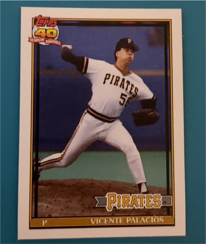 1991 Topps #438 Vicente Palacios — front