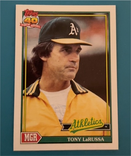 1991 Topps #171 Tony LaRussa — front