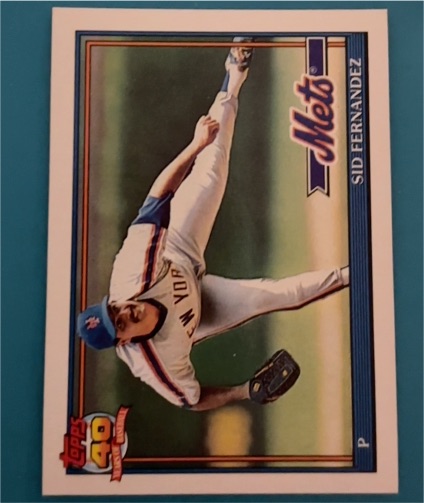 1991 Topps #230 Sid Fernandez — front