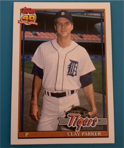 1991 Topps #183 Clay Parker — front