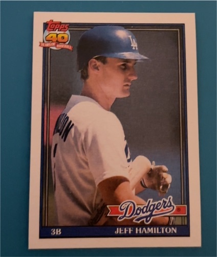 1991 Topps #552 Jeff Hamilton — front