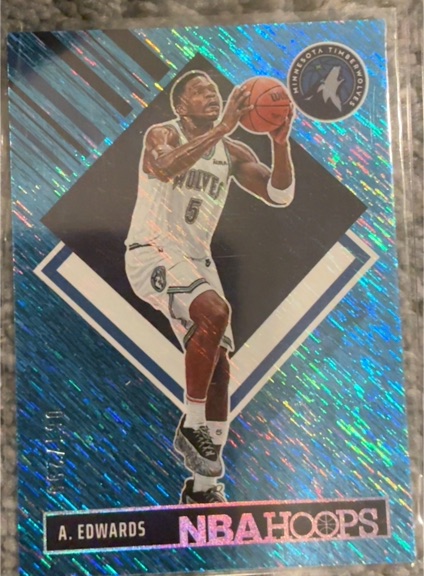 2024-25 Panini NBA Hoops Tribute #286 Anthony Edwards — front