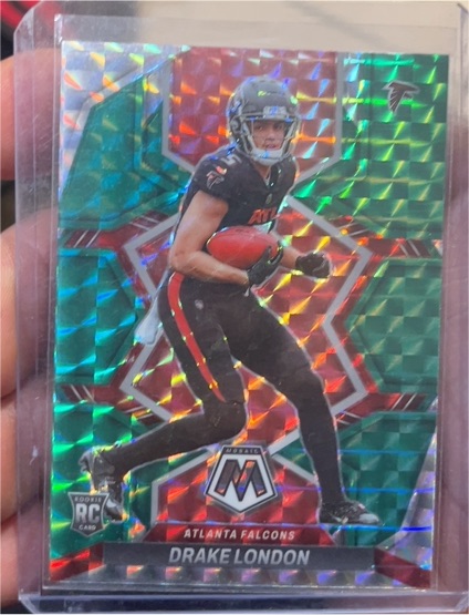 2022 Panini Mosaic #312 Drake London — front