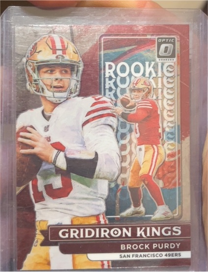 2022 Donruss Optic #RGK-2 Brock Purdy Rookie Gridiron Kings — front