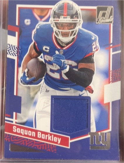 2023 Panini Donruss Threads #DTH-SB Saquon Barkley — front