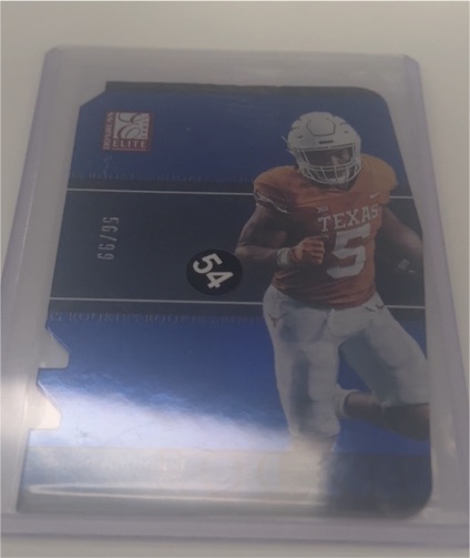 2023 Donruss Elite #46 Will Anderson Jr Aspirations Die-Cut Blue /99 Rookie — front