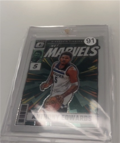 2024-25 Panini Donruss Optic Net Marvels #5 Anthony Edwards — front