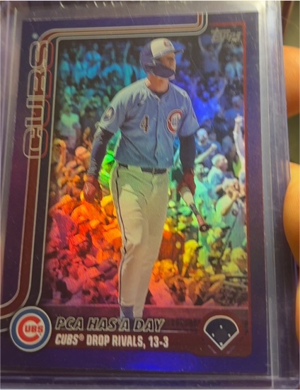 2025 Topps Update #US164 PCA Has A Day — front