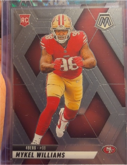 2025 Panini Mosaic #307 Mykel Williams — front