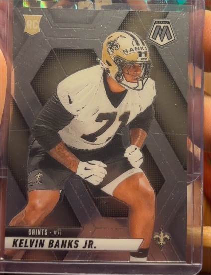 2025 Panini Mosaic #338 Kelvin Banks Jr. — front