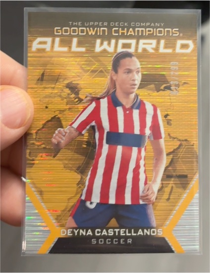 2024 Upper Deck Goodwin Champions #AW-1 Deyna Castellanos — front
