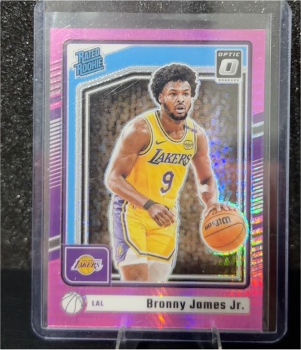 2024-25 Panini Donruss Optic #282 Bronny James Jr. — front