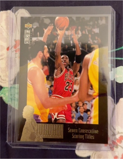 1995-96 Upper Deck Collector's Choice #JC9 Michael Jordan The Jordan Collection — front