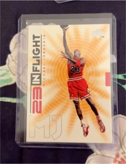 1998 Upper Deck Michael Jordan Living Legend #IF6 Michael Jordan In-Flight — front