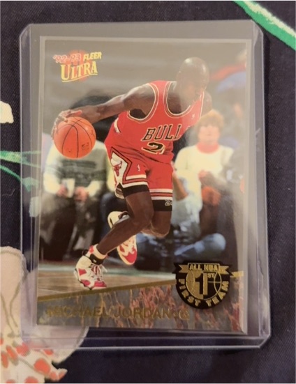 1992-93 Fleer Ultra All NBA #4 Michael Jordan — front